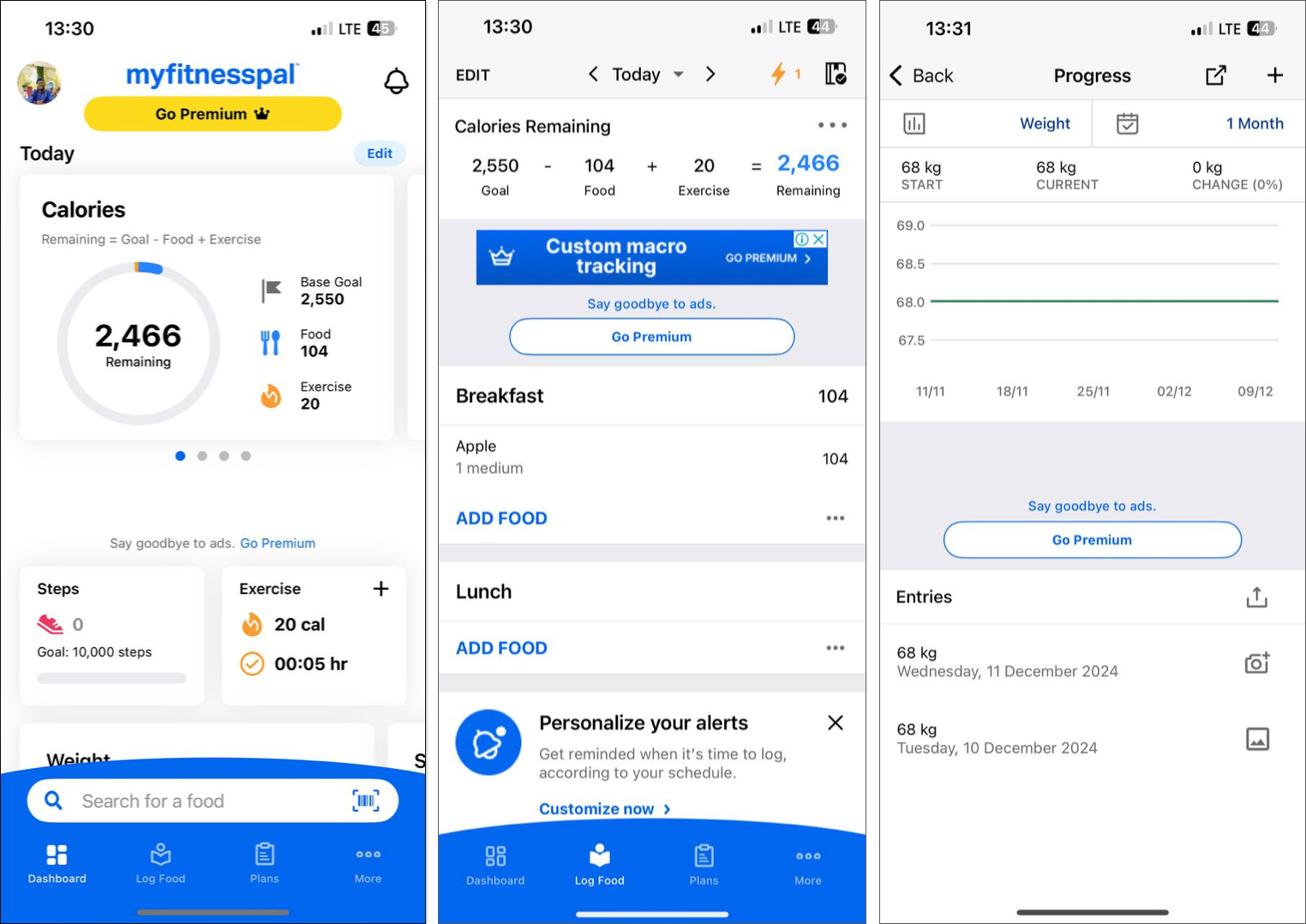 MyFitnessPal  Calorie Counter app