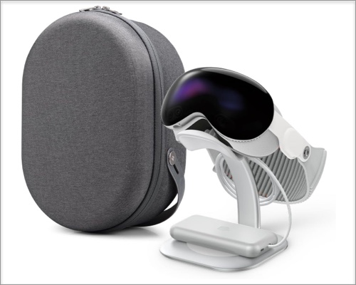Best Apple Vision Pro Accessories to Buy in 2026 Spigen Klasden Pouch and Stand Bundle