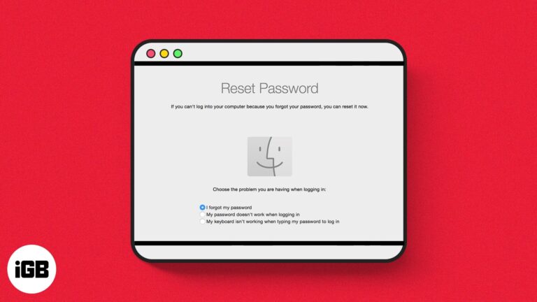 Reset Your Mac Password.