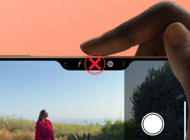 Camera Control button on an iPhone 16.