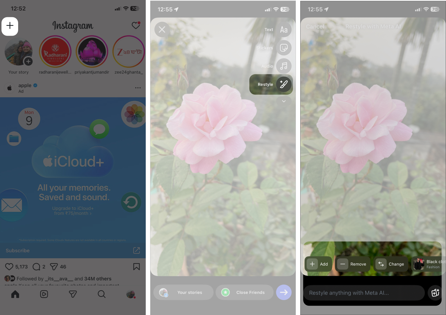 Mastering Instagram on iPhone: A Comprehensive Guide Accessing the Restyle and Drawing Tools in Instagram Stories.