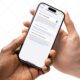 Communication Safety feature on an iPhone