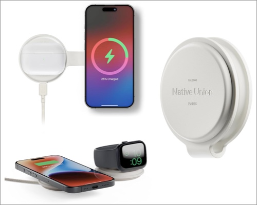 Native union voyage 2 in 1 magnetic wireless charger