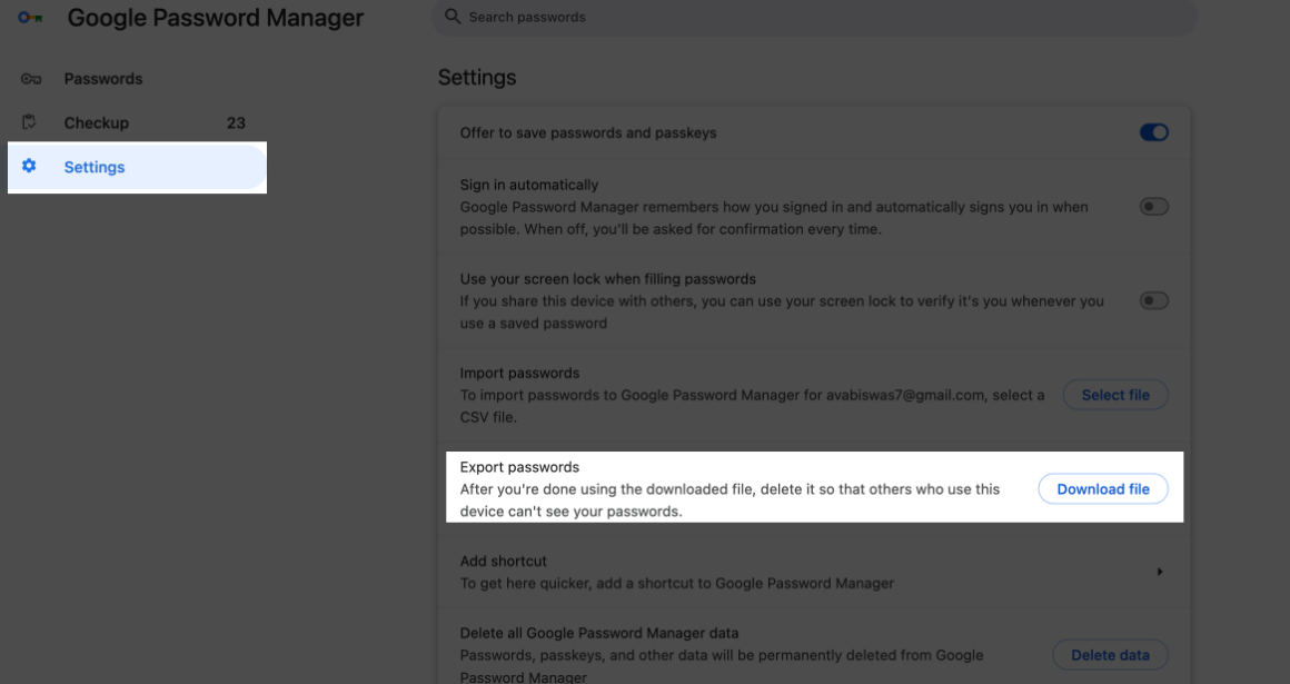 How to import old passwords into Apple Passwords app
