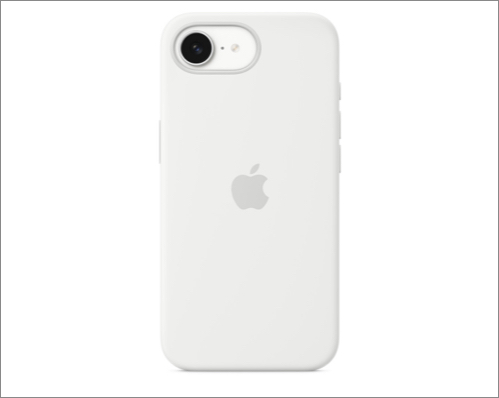 Apple's iPhone 16e silicone case.