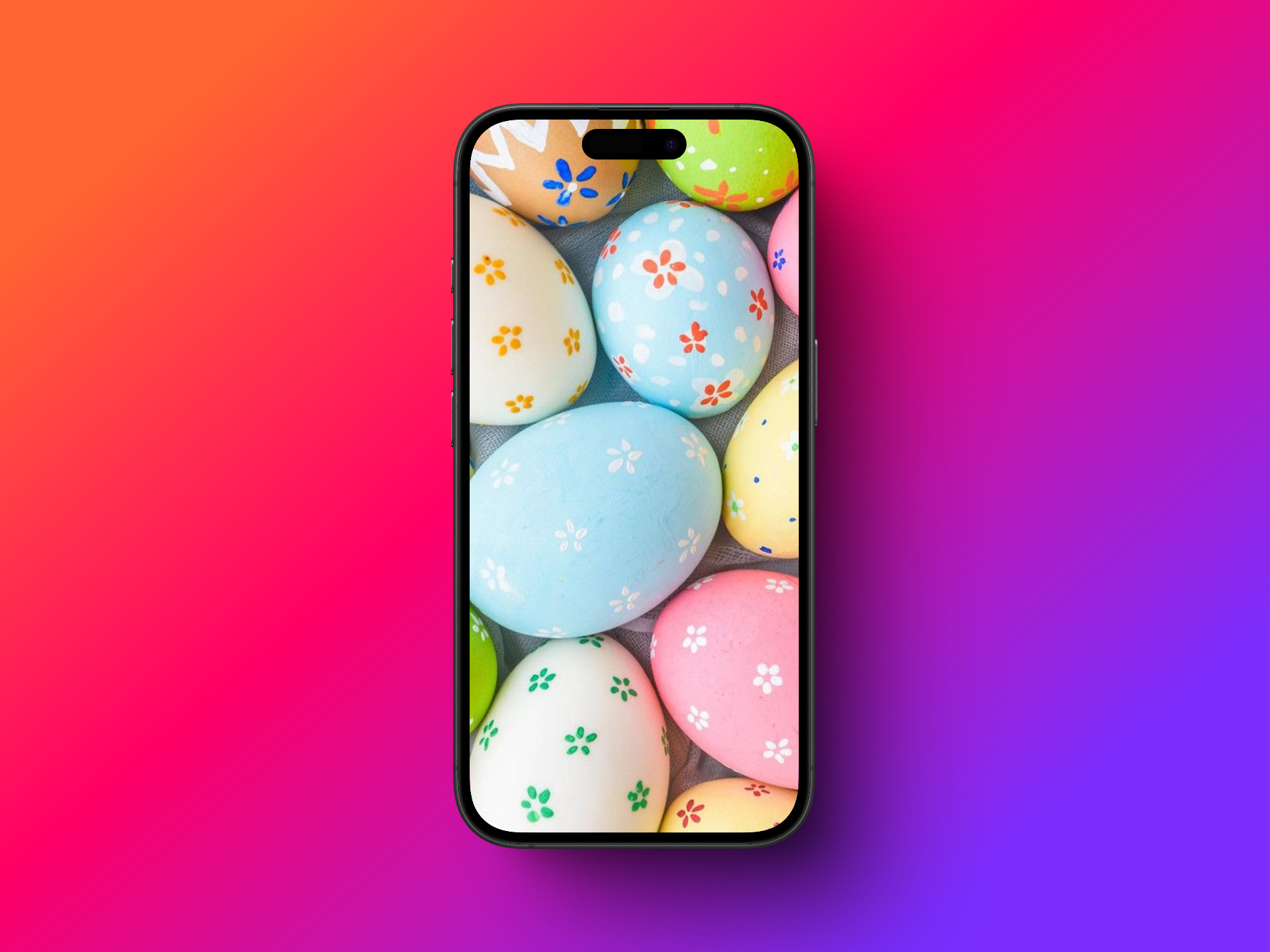 Colorful Easter Eggs Wallpaper
