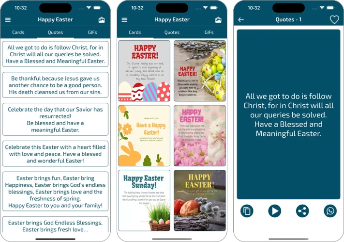 Easter wishes cards best easter apps for iPhone