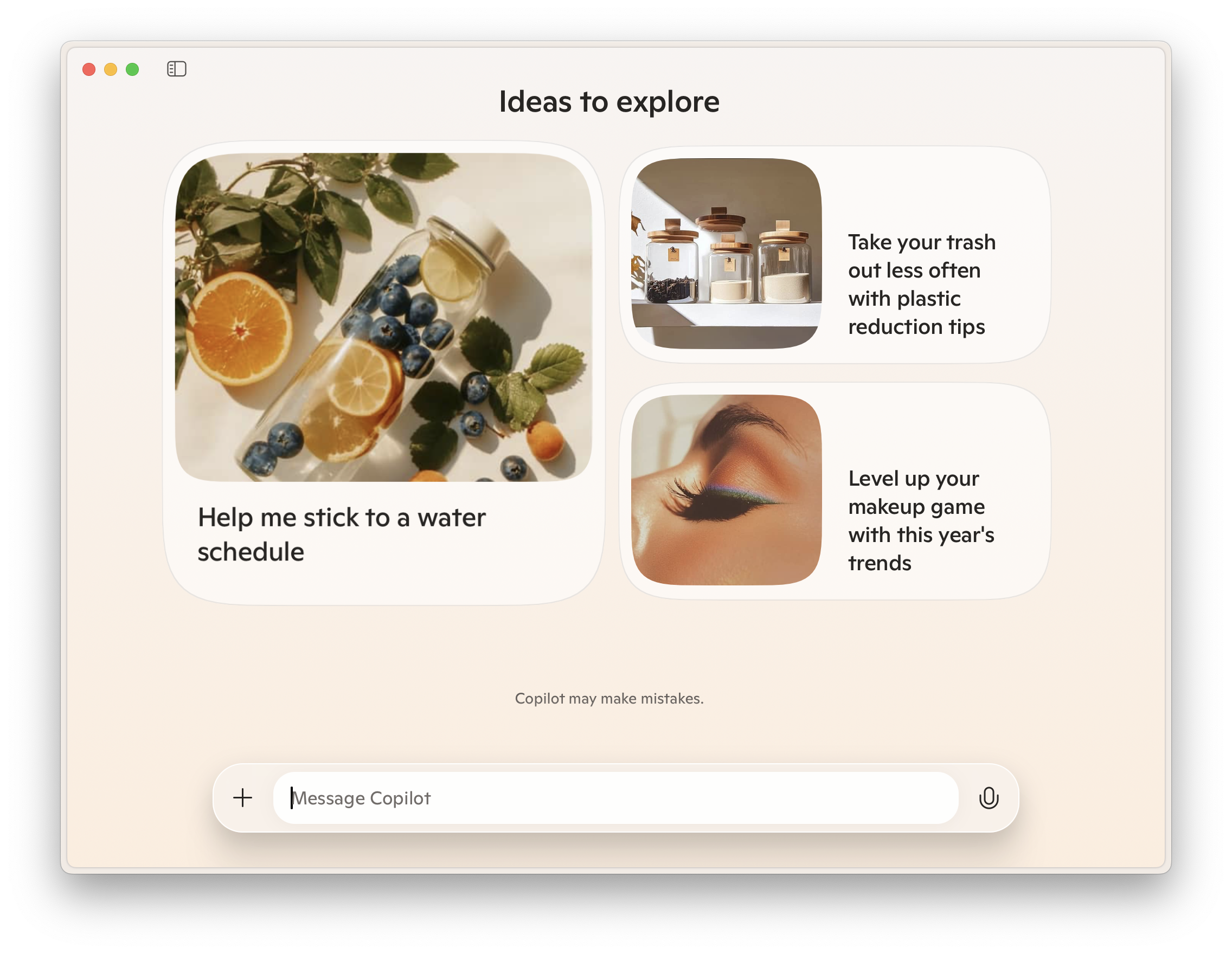 Key features of the macOS Copilot app
