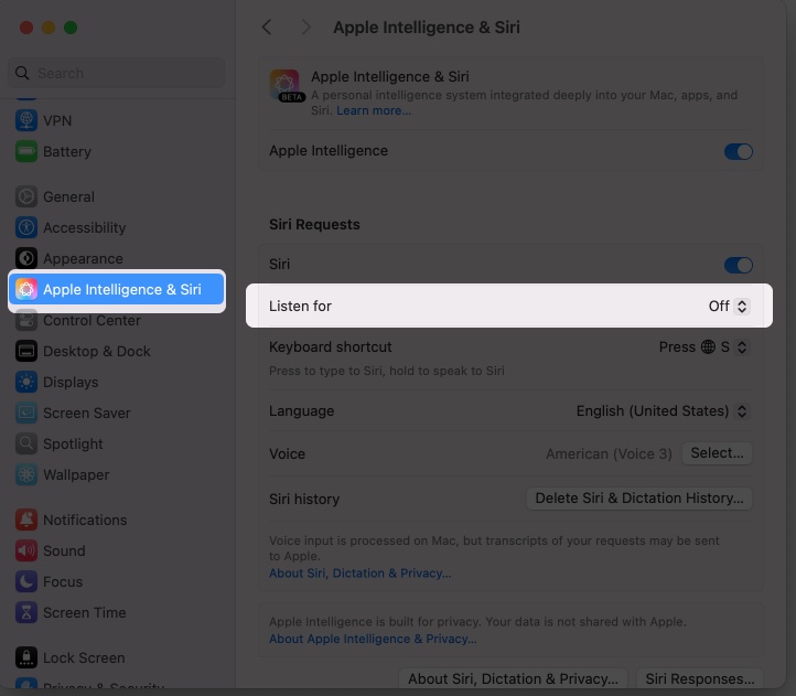 Permanently turn off Siri on your Mac.
