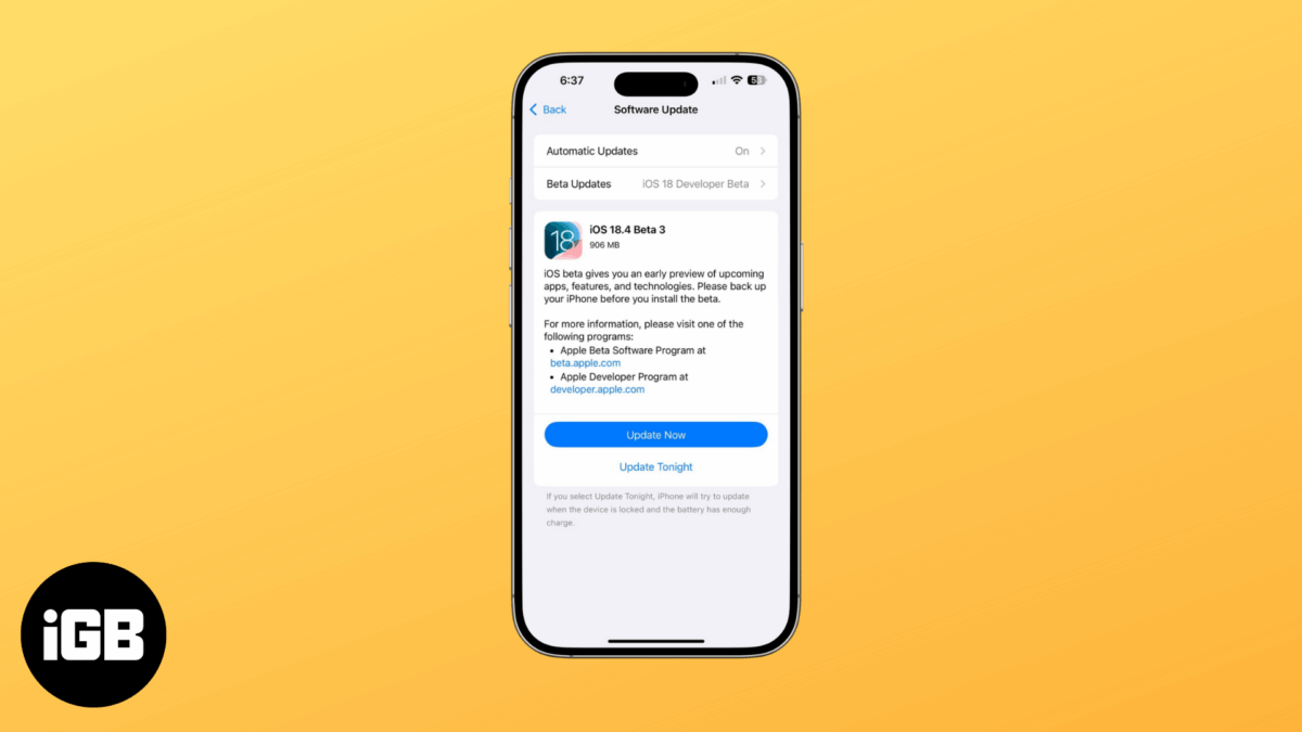 iOS 18.4 Beta 3 released – What’s new? – iGeeksBlog