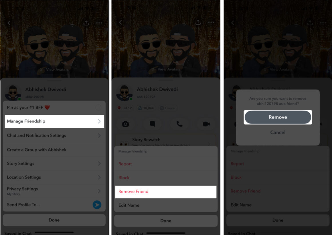 How to delete a friend on Snapchat (2025 guide) - iGeeksBlog