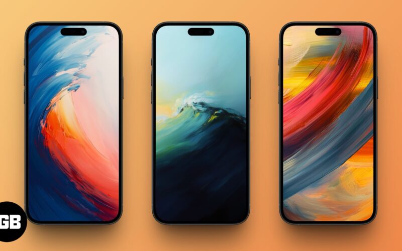 Beautiful paint Strokes wallpapers for iPhone