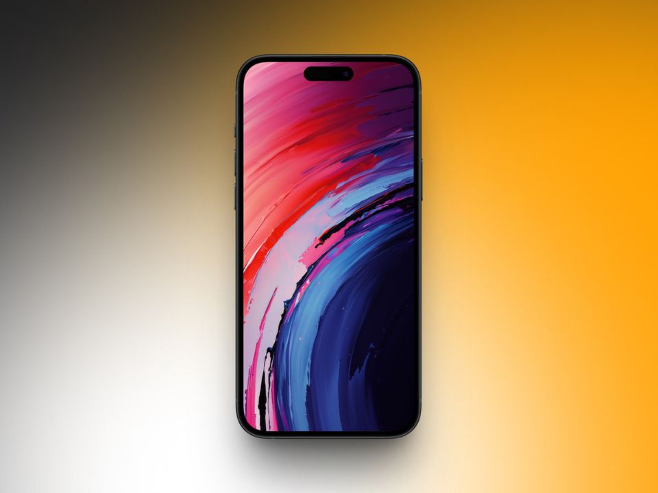 Strokes Loop paint wallpaper