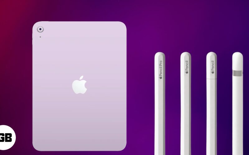 Which iPads are compatible with Apple Pencil
