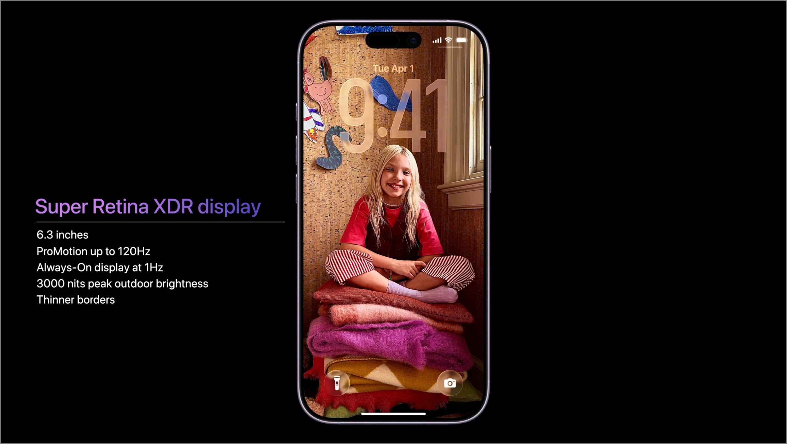 iPhone 17 display