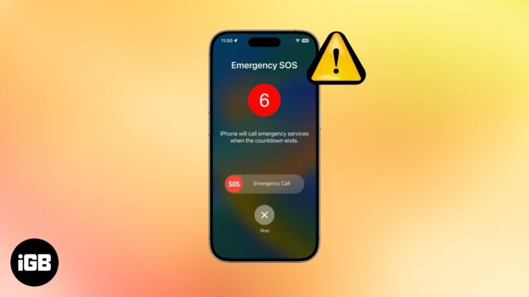 How to Fix iPhone Stuck in Emergency SOS Mode.