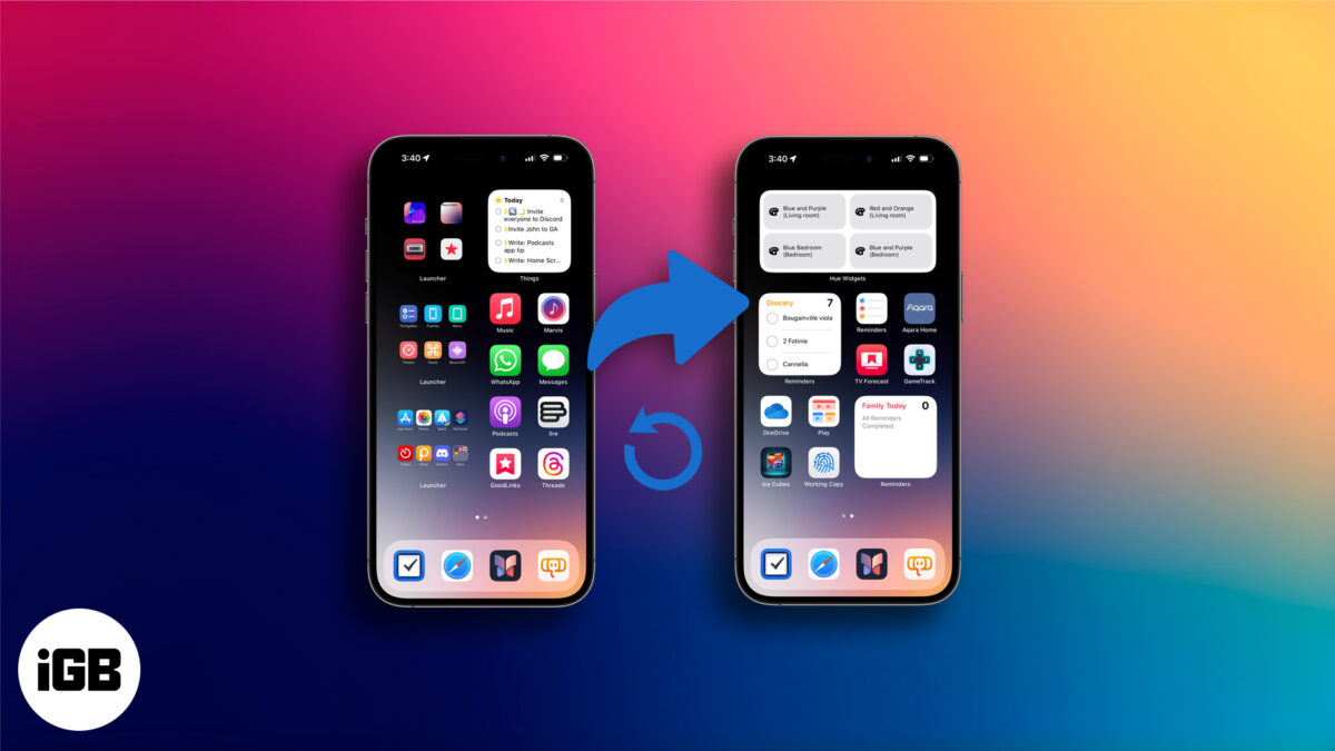 How to reset your iphone home screen layout