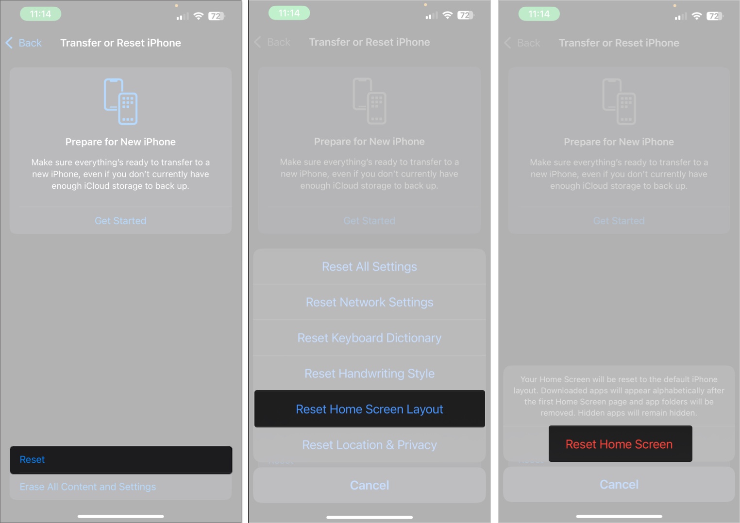 How to Reset Your iPhone’s Home Screen Layout – iGeeksBlog Using the Reset Home Screen Layout option to reset an iPhone's Home Screen.