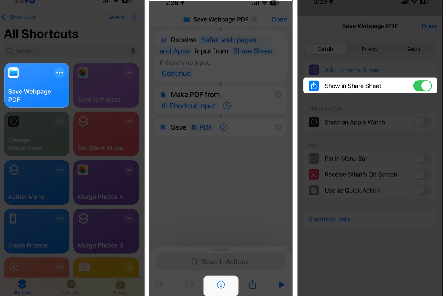 How to Save Any Webpage as a PDF on iPhone and iPad β iGeeksBlog Use custom shortcut to save webpage as PDF