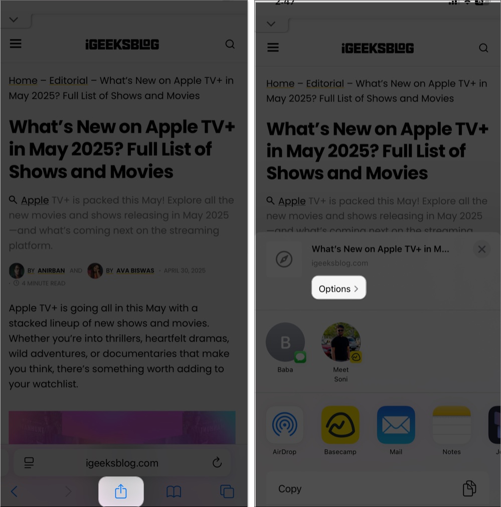 How to Save Any Webpage as a PDF on iPhone and iPad β iGeeksBlog Use Safari built in feature to save web page as pdf