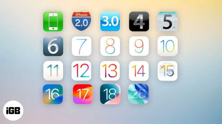 All ios versions