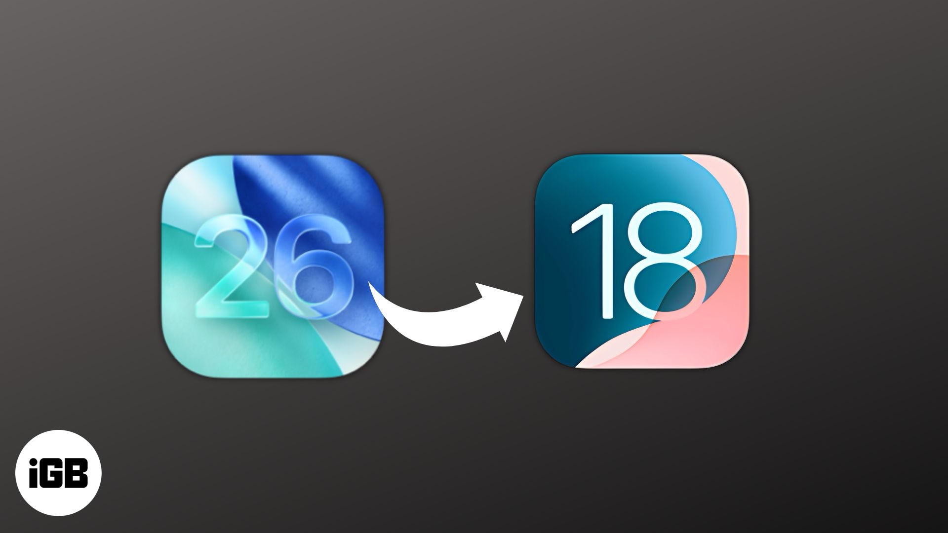 Downgrade iOS 26 to 18 without losing any data.