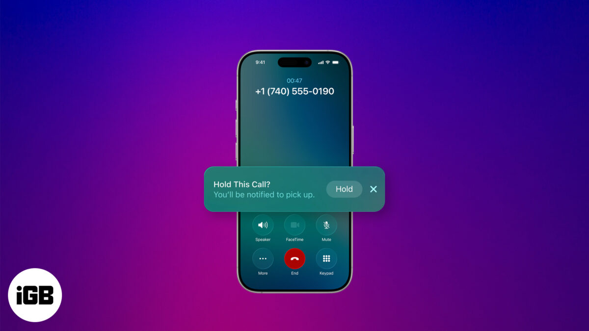 Hold assist in ios 26
