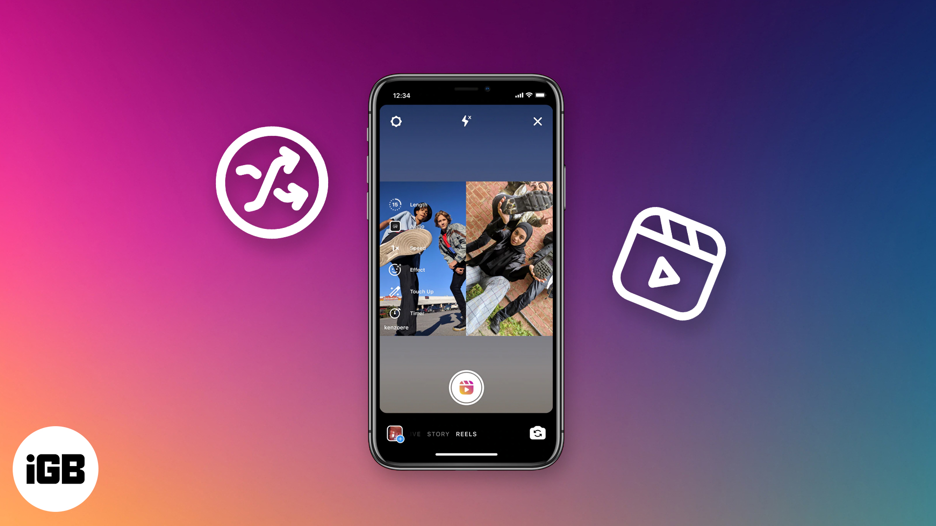 Remix feature on instagram