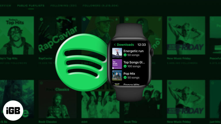Spotify on apple watch
