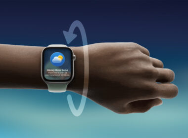 Wrist Flick on Apple Watch.