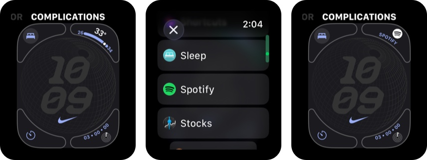 Add spotify complication to apple watch face
