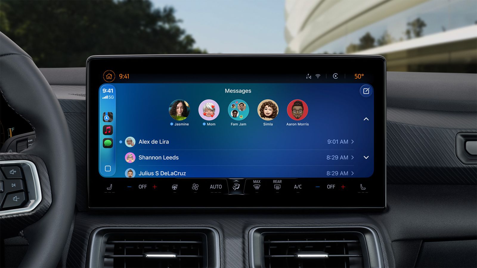 CarPlay messages app on iOS 26