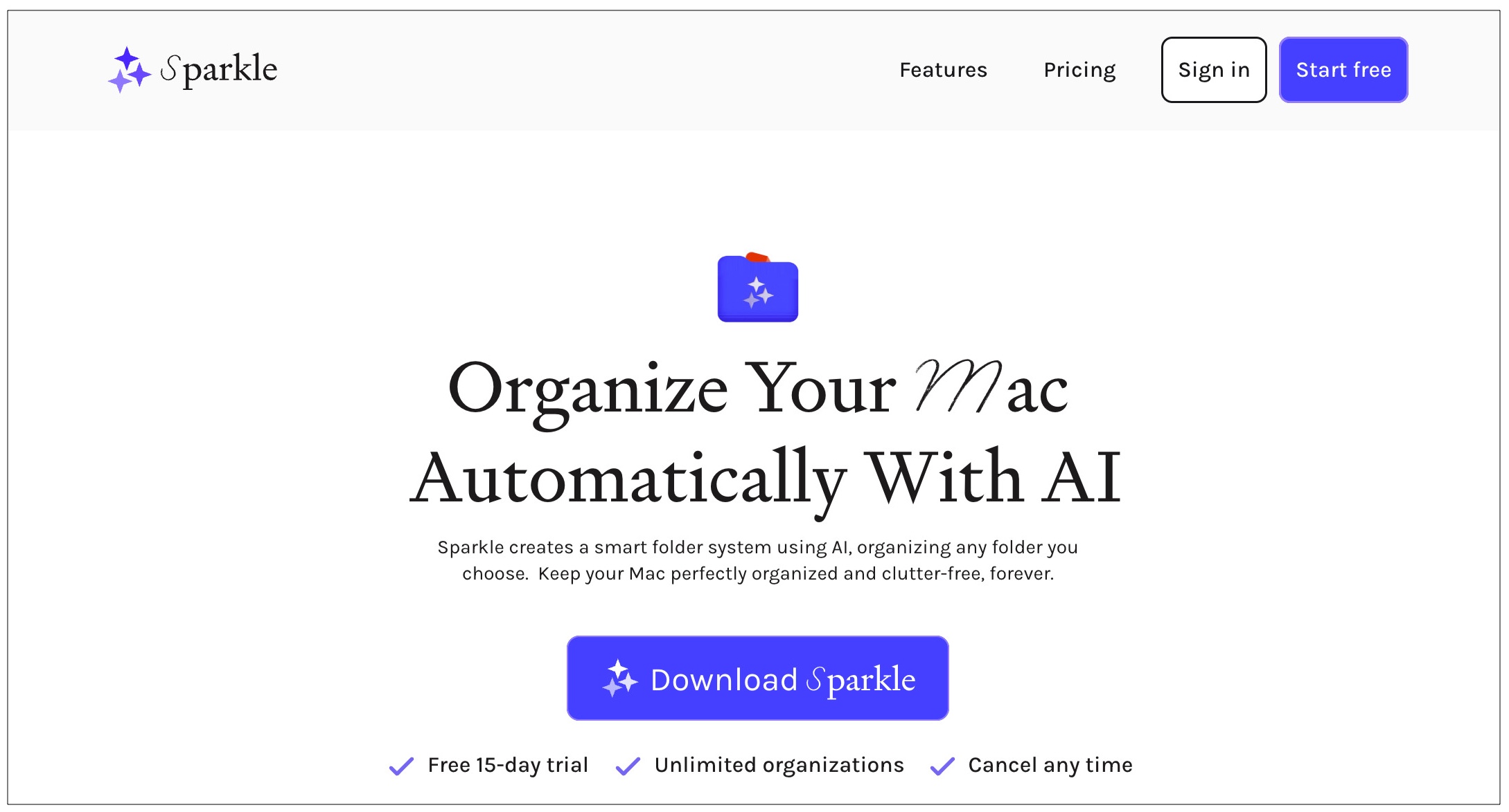 Download Sparkle App on Mac