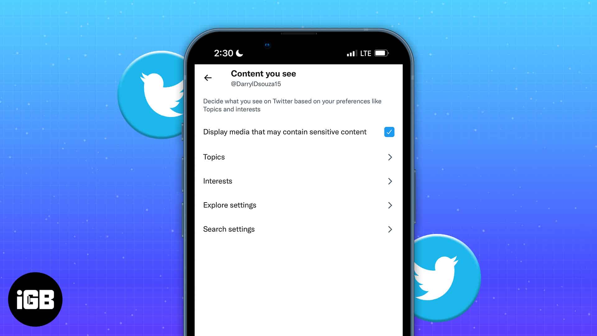 How to See Sensitive Content on X Twitter A Friendly Guide iGeeksBlog