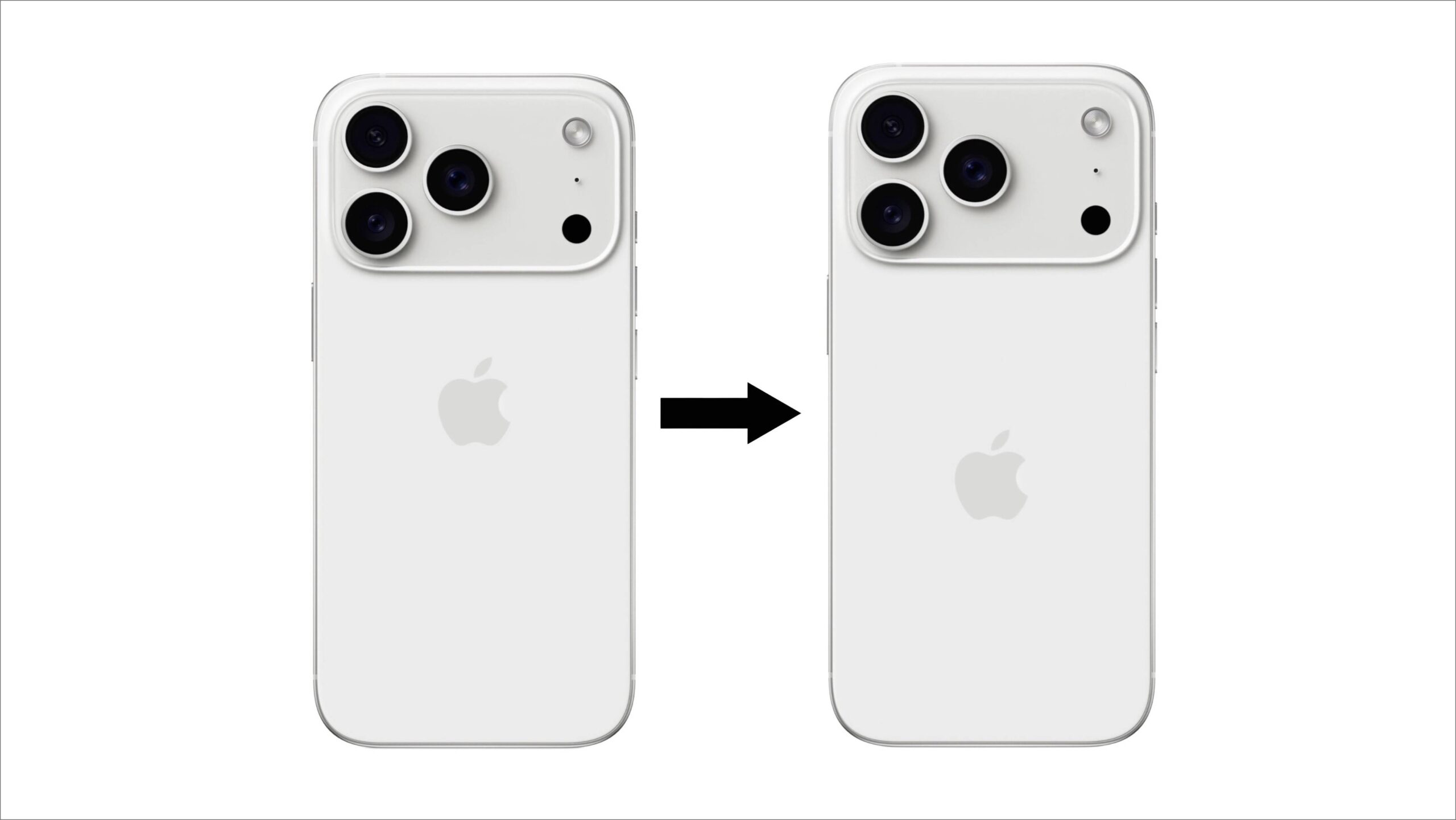 Iphone 17 pro new apple logo placement