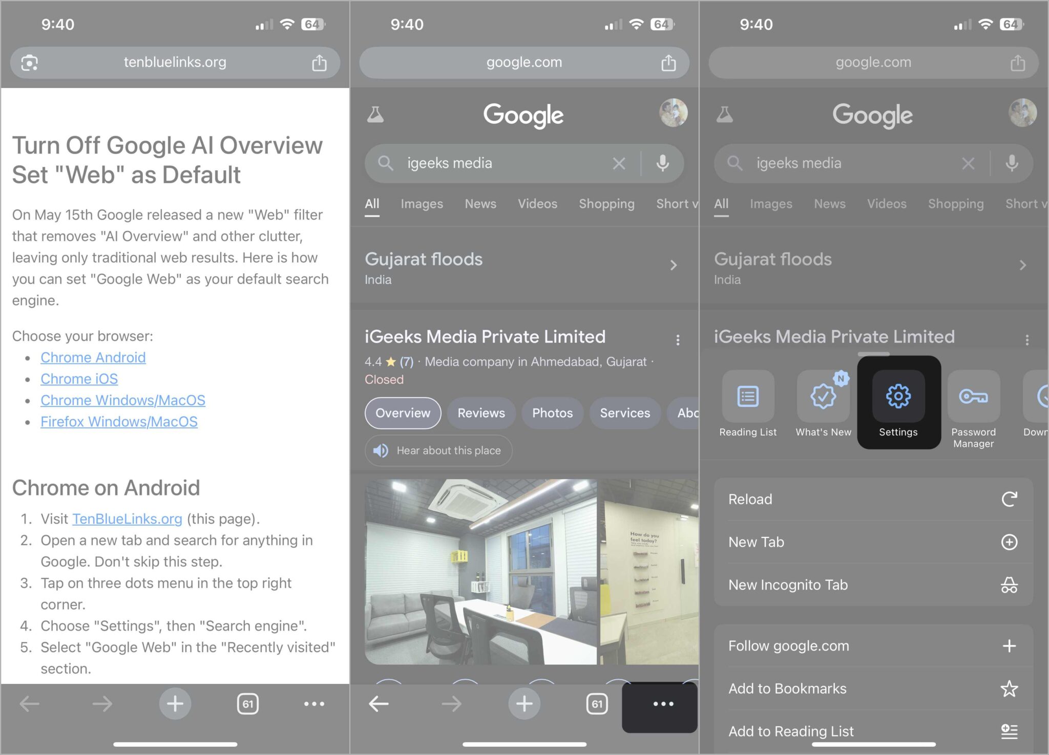 How to Turn Off Google AI Overviews on Desktop and Mobile - iGeeksBlog