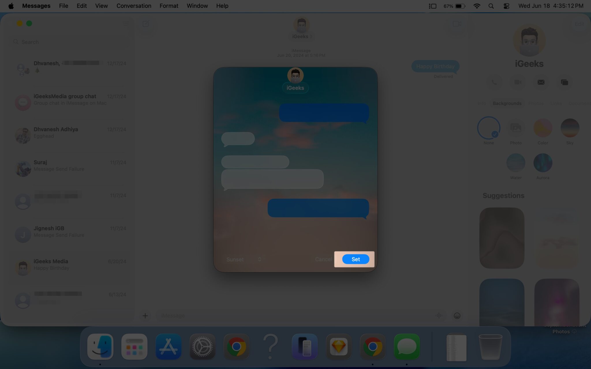 How to Change iMessage Background on iPhone, iPad, and Mac in iOS 26 ...