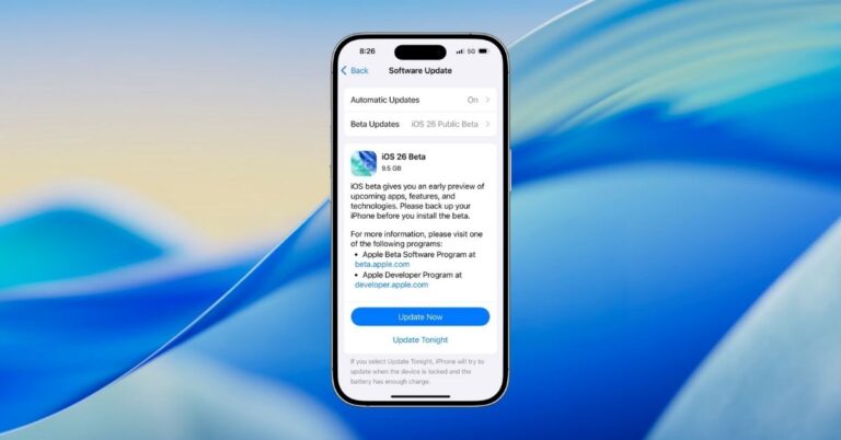 Download iOS 26 Public Beta.