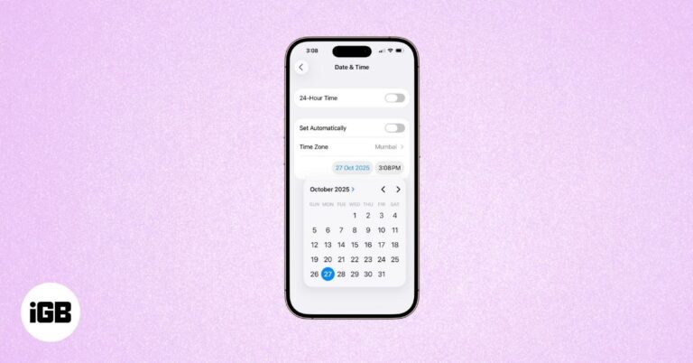 How to change date and time on your iphone