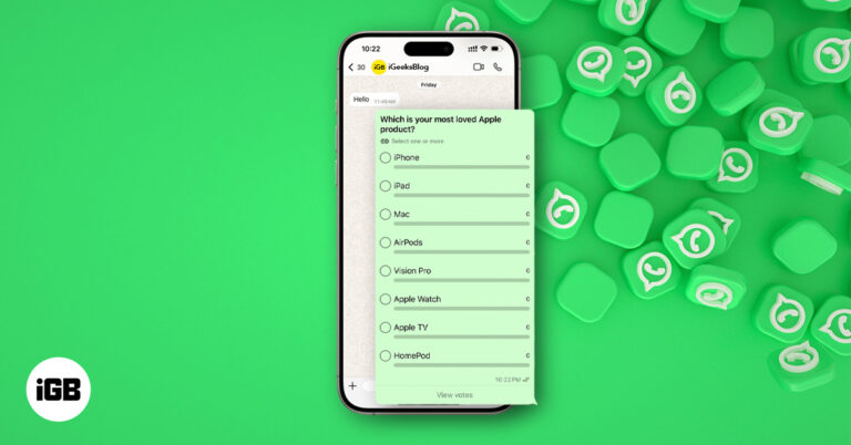 How to use whatsapp polls