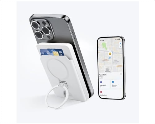 Miady magnetic power bank wallet