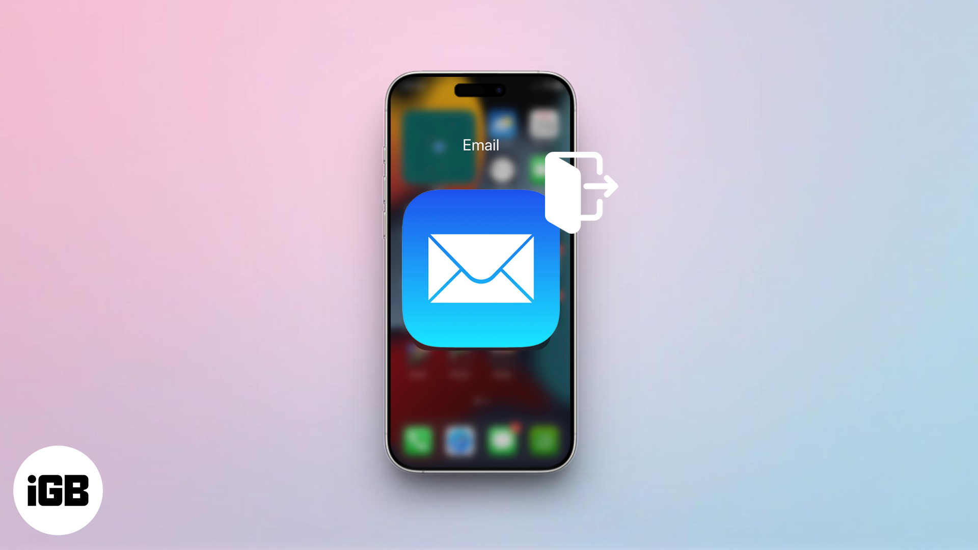 Sign out of mail app on iphone
