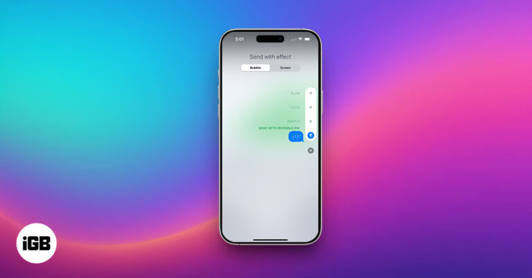 Use invisible ink in imessage on iphone and ipad