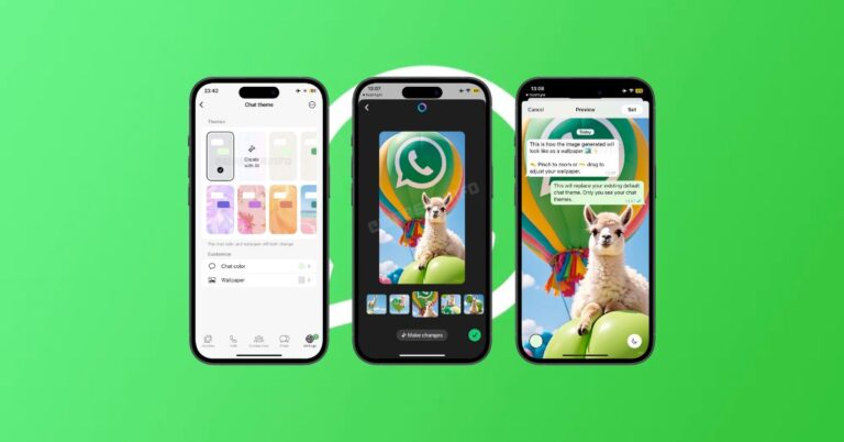 Whatsapp tests threaded replies and ai wallpapers on iphone