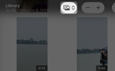Click the dropdown with photo icon