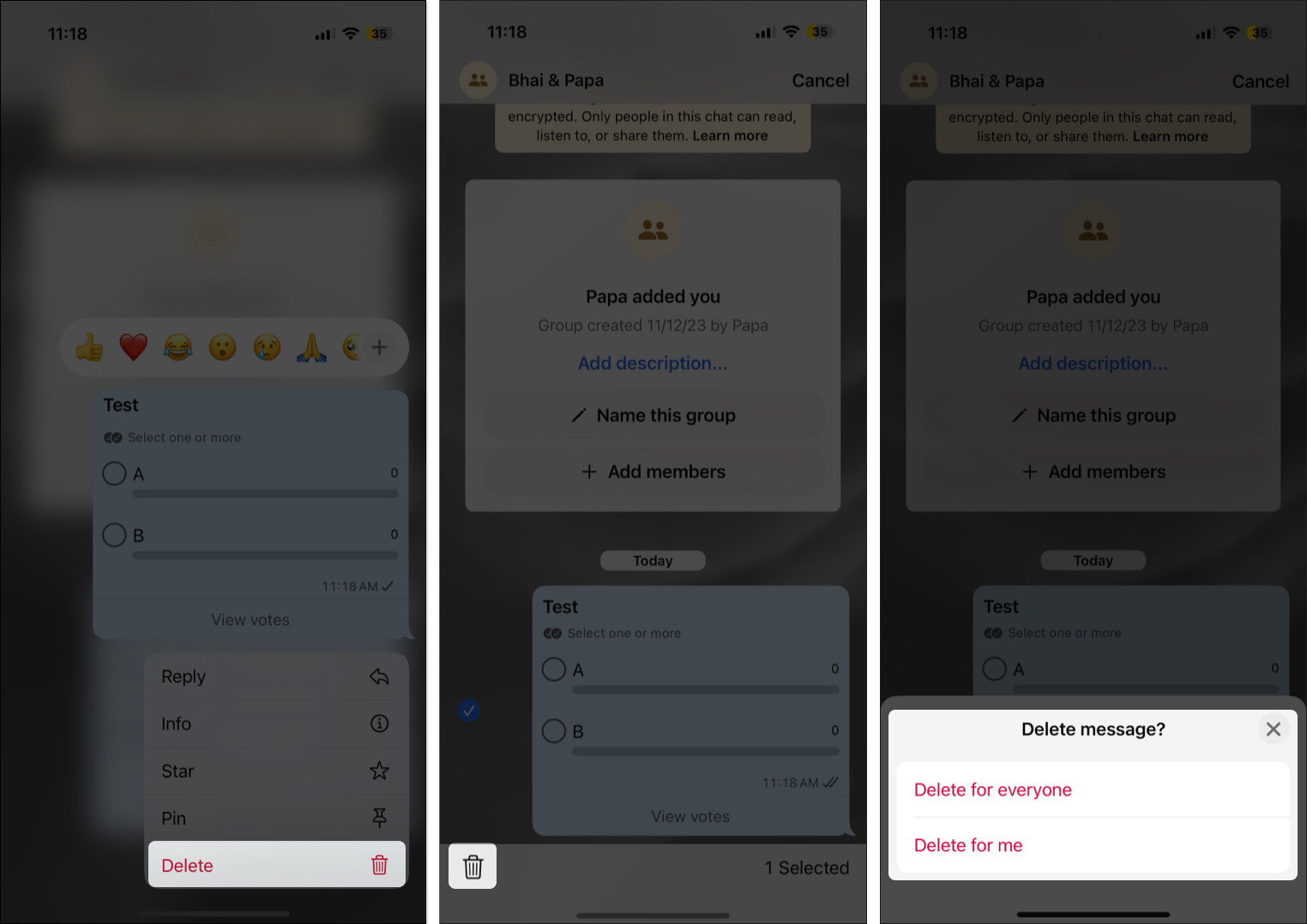 How to Create a Poll on WhatsApp (2025 Guide) Edit or delete WhatsApp poll