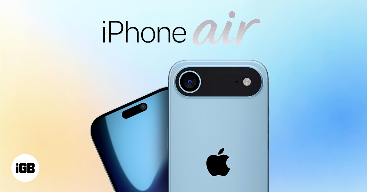 Iphone 17 air leak reveals stunning sky blue color