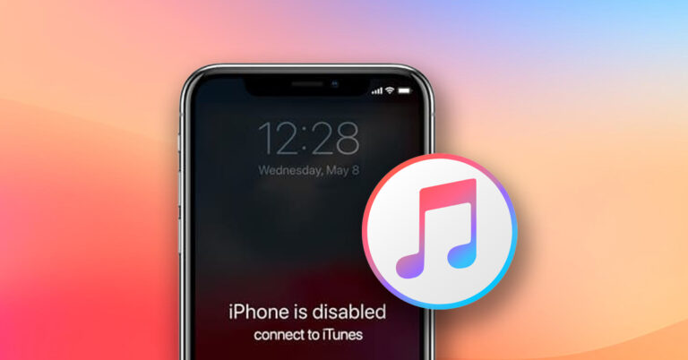 Iphone is disabled connect to itunes