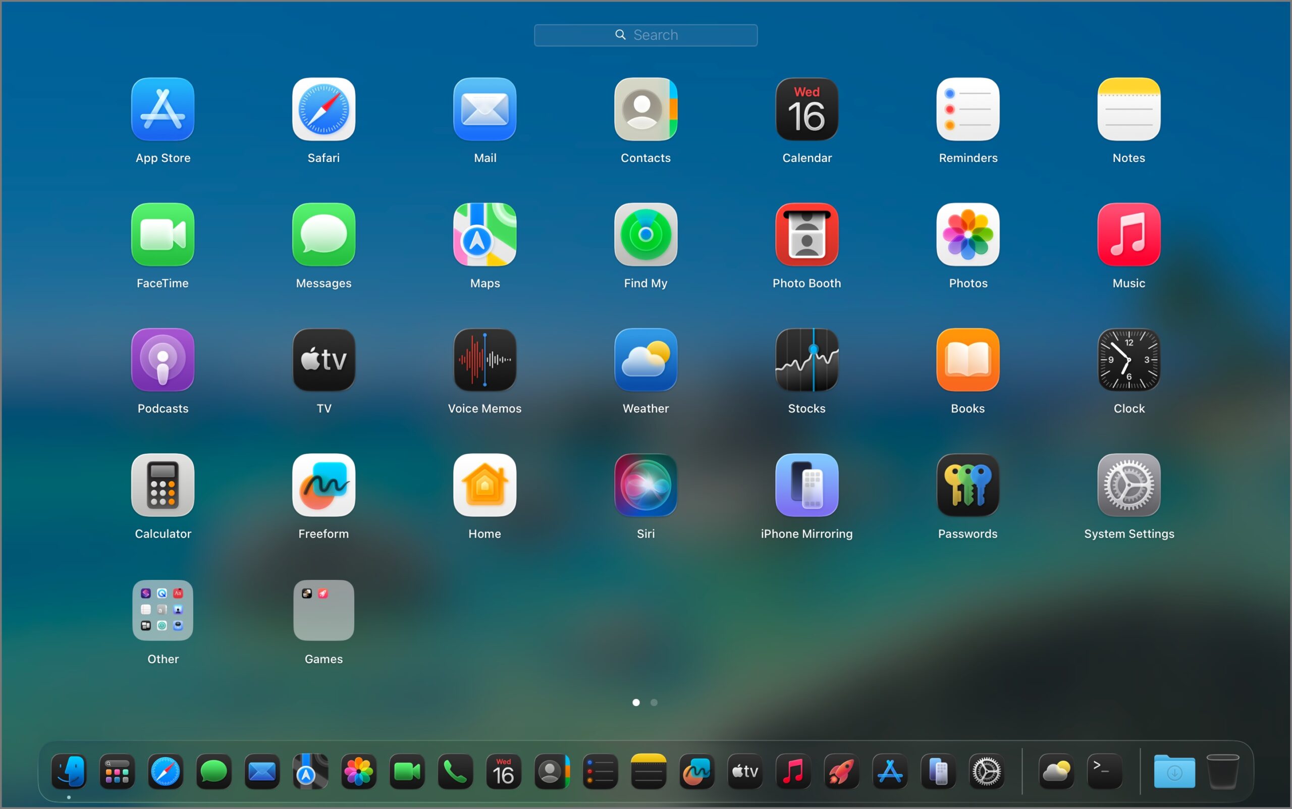 Launchpad on macOS 26