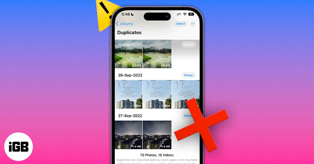 Delete Duplicate Photos on iPhone or iPad